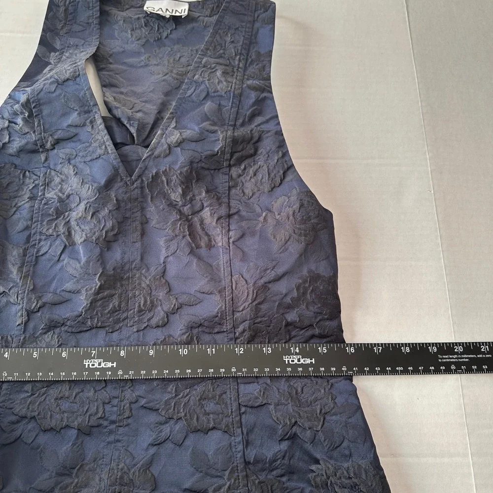 Ganni navy blue